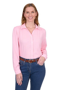 WMNS MARA LS SHIRT IN PINK