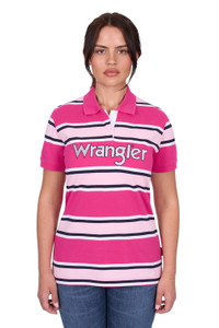 WMNS HARRIET SS POLO IN PINK