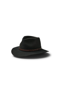 AKUBRA BANJO PATERSON IN GRAPHITE AKUBRA BANJO PATERSON IN GRAPHITE