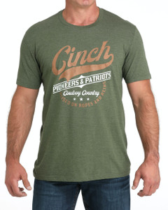 CINCH OLIVE T-SHIRT MTT1690695