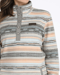CINCH WOMENS POLAR FLEECE PULLOVER - SERAPE MULTI