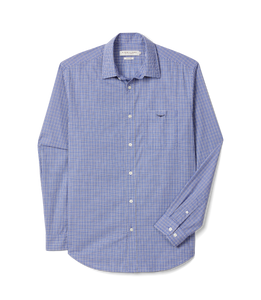 R.M.Williams llford PoplinCheck Shirt Navy