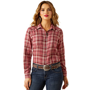 ARIAT WMS BILLIE JEAN LS SHIRT- SUNKISSED PLAID