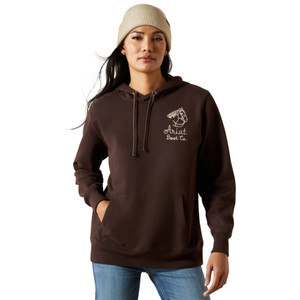 ARIAT WMS STITCH HOODIE- MOLE