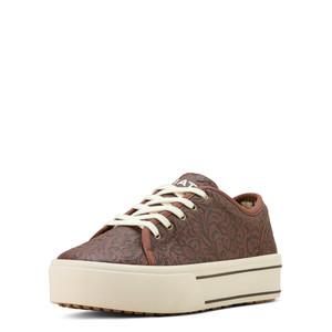 ARIAT WMS SKYLAR IN BROWN FLORAL EMBOSS