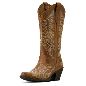 ARIAT WMS ROUND UP COLLINS D TOE - SMOKED WHEAT