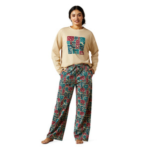ARIAT WMNS DREAMS PJ SET- WESTERN BLOCKS