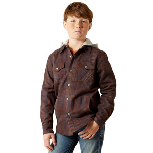 ARIAT BYS HOLBROOK RETRO SHIRT JACKET BROWN