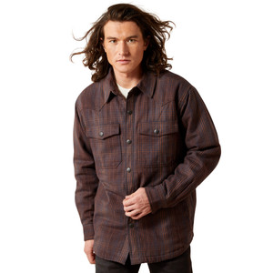 ARIAT MNS HOLBROOK RETRO SHIRT JACKET BROWN