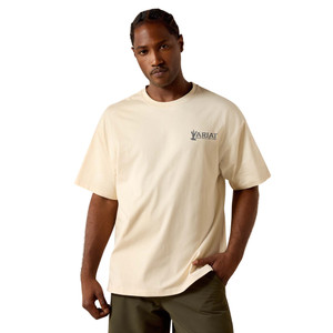 ARIAT MNS THE WICKED BOXY SS TEE SANDSHELL