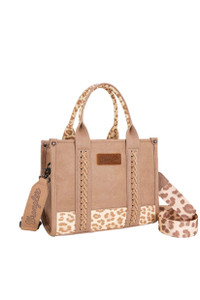 Wrangler Leopard Print Crossbody Bag Taupe