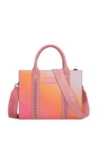 OMBRE CROSSBODY BAG IN PINK