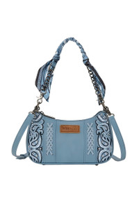 PAISLEY SHOULDER BAG IN BLUE