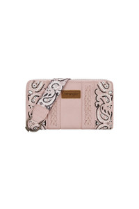 PAISLEY WALLET IN PINK