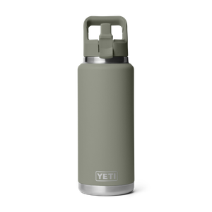 YETI RAMBLER 36oz STRAW BOTTLE IN PAMPA GREEN