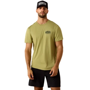 ARIAT MNS HORSE WITHOUT NAME SS TEE TENT GREEN