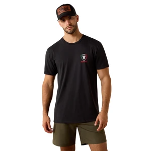 ARIAT MNS TRES HERRADAURAS SS TEE BLACK