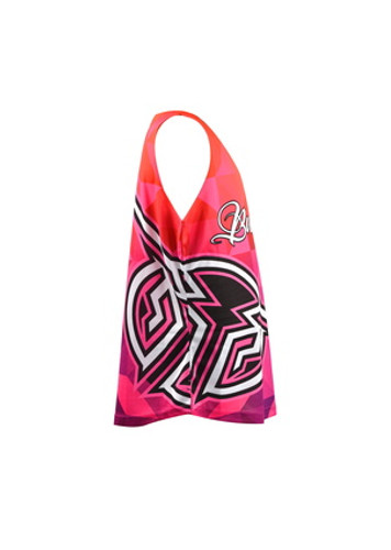 Bullzye Girls Ripple Singlet Flame