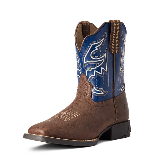 Ariat Kids Sorting Pen Boot Chocolalte/Navy