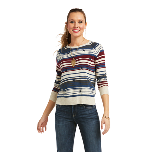 ARIAT WMS YOU'RE A STAR SWEATER MULTI