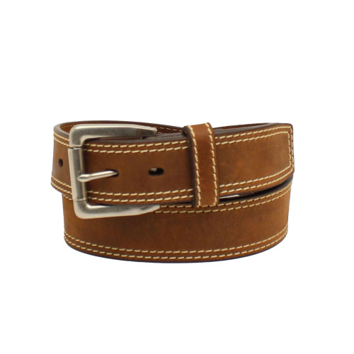 ARIAT MNS SINGLE PIECE BELT 1-1/2" MEDIUM BROWN A1037044