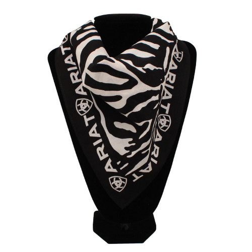 ARIAT BANDANA ZEBRA PRINT