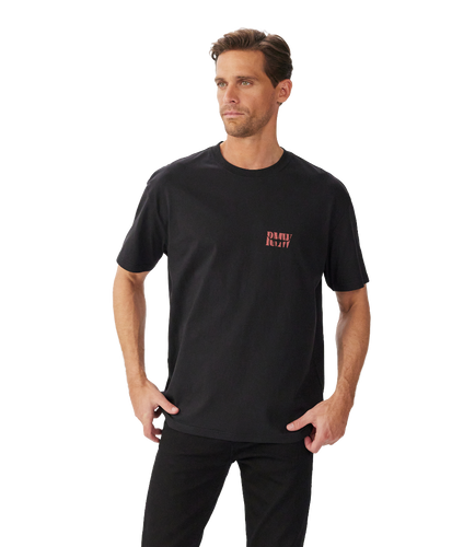 R.M.Williams Branded T Black