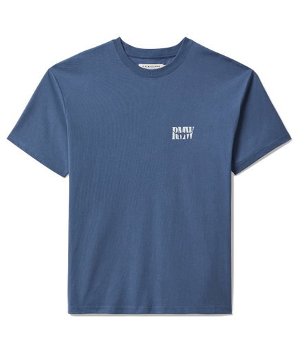 R.M.Williams Branded T Blue