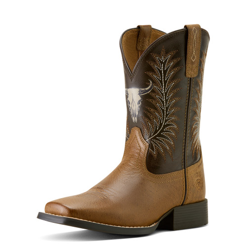 ARIAT YTH STAMPEDE DESERT BROWN / THUNDER BROWN