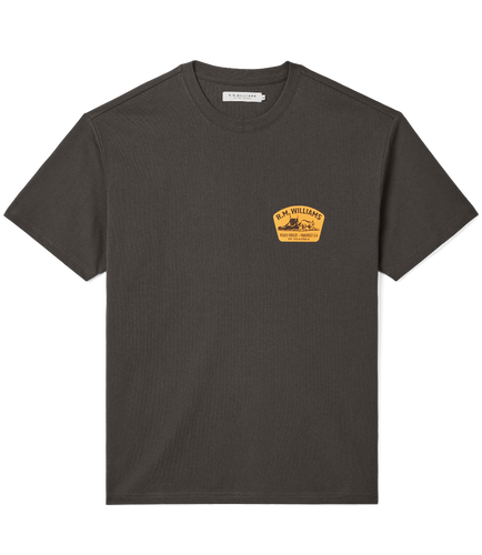 R.M WILLIAMS CRAFTSMAN T-SHIRT- VINTAGE BLACK