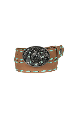 KIDS ZANA BELT IN TAN