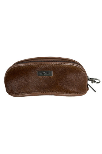 BECCA GLASSES CASE  IN TAN