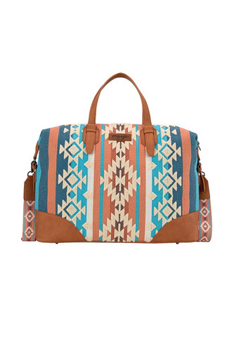 CILIA AZTEC DUFFLE BAG IN TAN