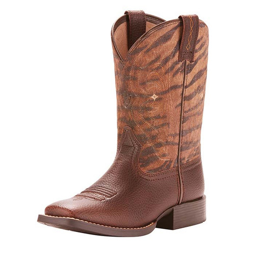 Ariat Quickdraw Kids Boots Pebble Pinecone/Tiger Print