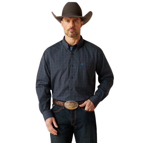 ARIAT MNS PRO SERIES TOSHI LS SHIRT BLACK