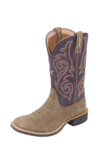 TWISTED X WMNS 11' TECH X2 BOOT- BOMBER/DARK PURPLE