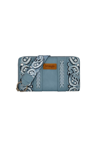 PAISLEY WALLET IN BLUE