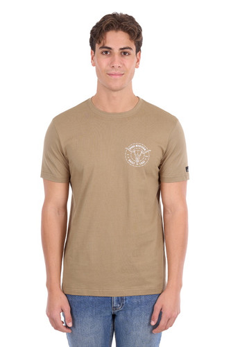 PURE WESTERN MENS WALKER SS TEE IN SAND
