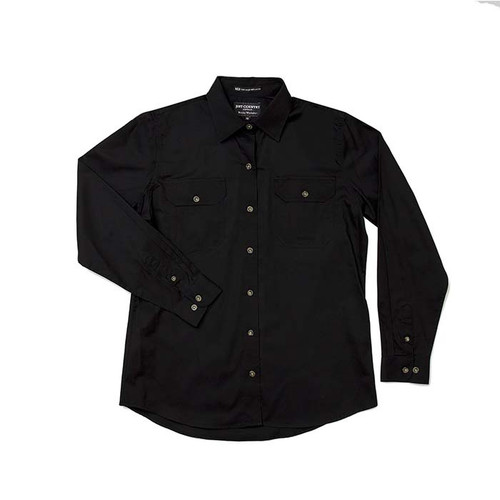 Just Country Brooke Full Button Shirt Black