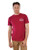 Wrangler Mens Chisolm S/S Tee Red
