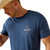 ARIAT MNS DIAMOND VALLEY SS TEE - SPACE BLUE