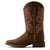 ARIAT WMS ROUND UP WIDE SQUARE TOE STRETCHFIT SASSY BROWN