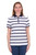 WMNS JODY SS POLO IN NAVY