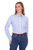 THOMAS COOK WMNS LAURA LS SHIRT- BLUE/WHITE