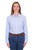 THOMAS COOK WMNS LAURA LS SHIRT- BLUE/WHITE