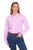 THOMAS COOK WMNS CHARLOTTE LS SHIRT- PINK/WHITE