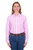 THOMAS COOK WMNS CHARLOTTE LS SHIRT- PINK/WHITE