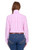THOMAS COOK WMNS CHARLOTTE LS SHIRT- PINK/WHITE