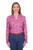 THOMAS COOK WMNS RUBY LS BLOUSE - HOT PINK
