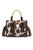 COW PRINT TASSEL CROSSBODY BAG IN CHOCOLATE